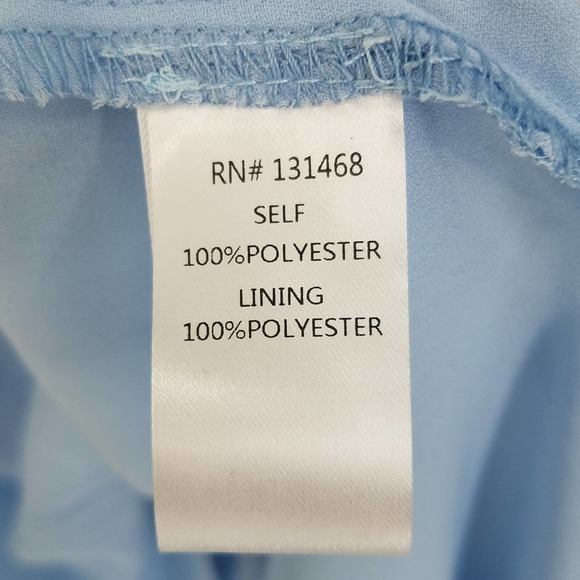 Vici Collection V-Neck Spaghetti Strap Slip Dress in Blue Size Small NEW - Picture 4 of 4